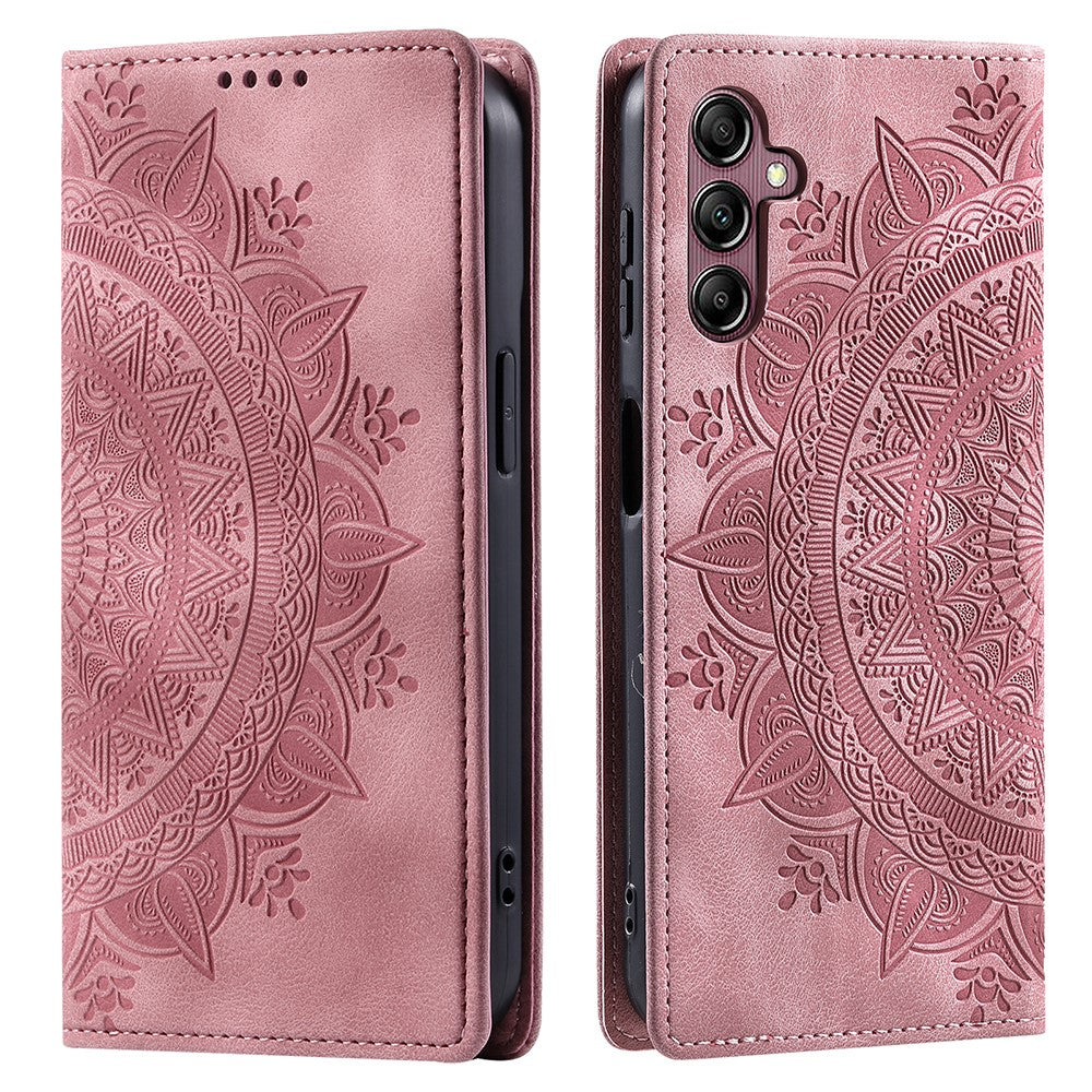 Til Samsung Galaxy A35 5G Cover Læder Pung Flip Cover Magnetisk Automatisk Lukning