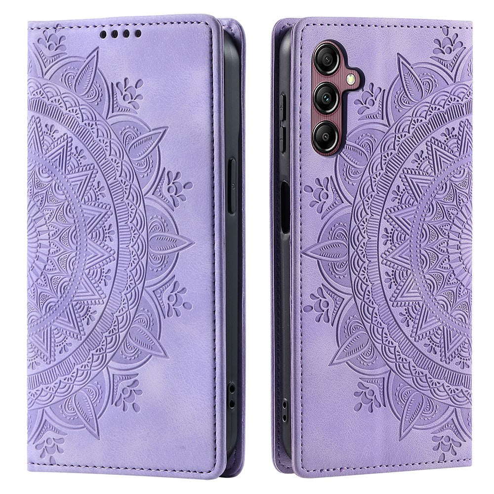 Til Samsung Galaxy A35 5G Cover Læder Pung Flip Cover Magnetisk Automatisk Lukning