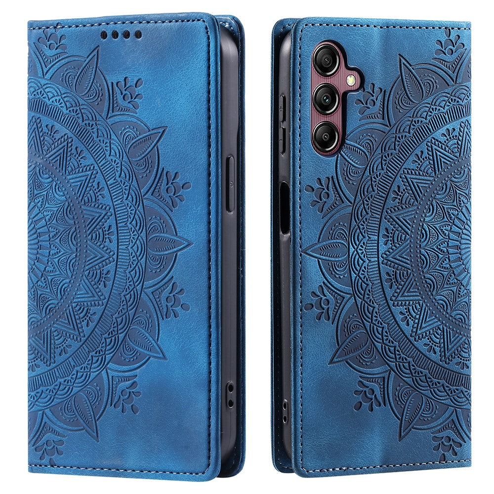 Til Samsung Galaxy A35 5G Cover Læder Pung Flip Cover Magnetisk Automatisk Lukning