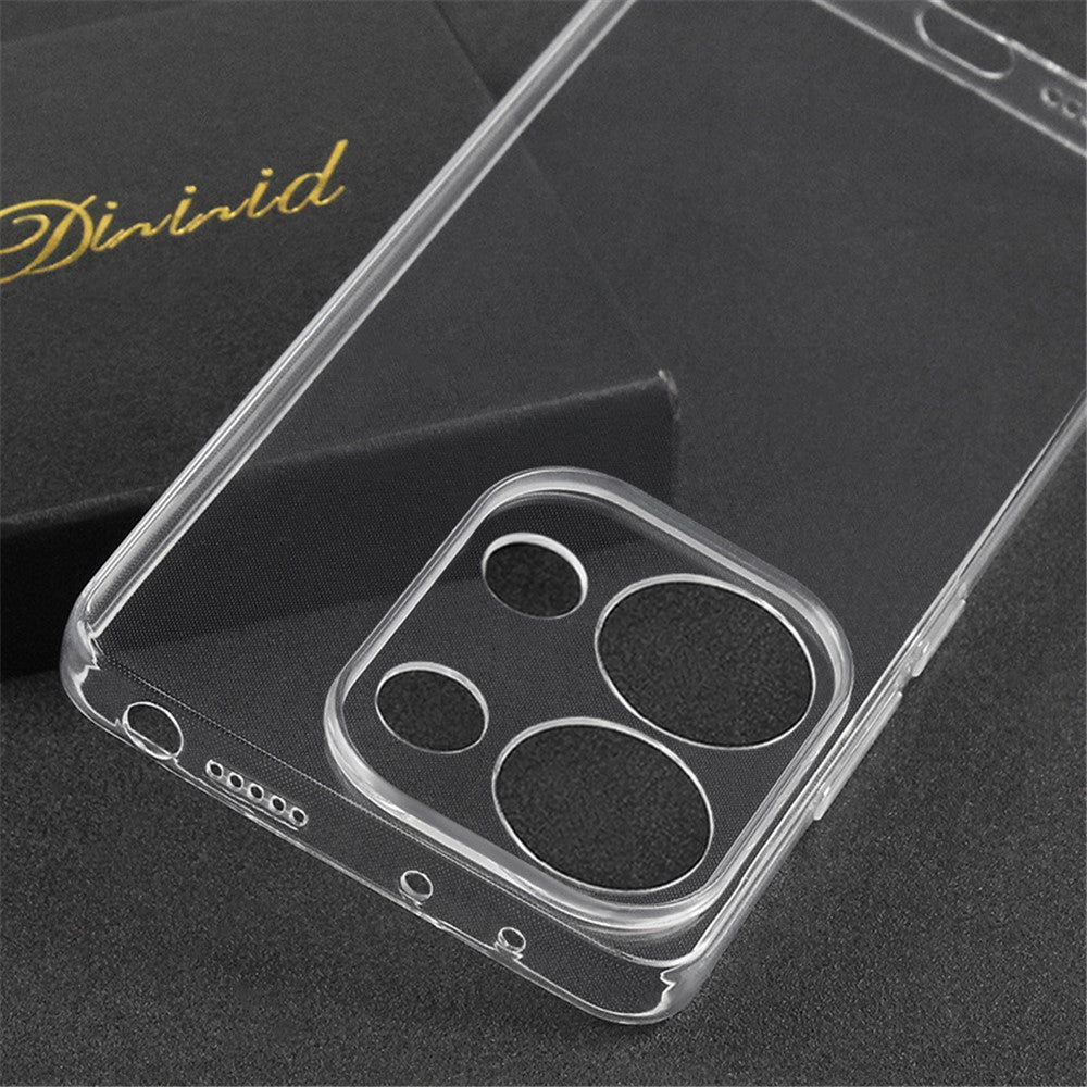 For Xiaomi Redmi Note 13 Pro 4G / Poco M6 Pro 4G TPU Case Clear Phone Cover Precise Cutout
