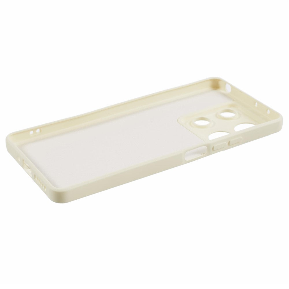 For Xiaomi Redmi Note 13 Pro 5G / Poco X6 5G TPU Phone Cover Rubberized Case with Soft Fiber Lining