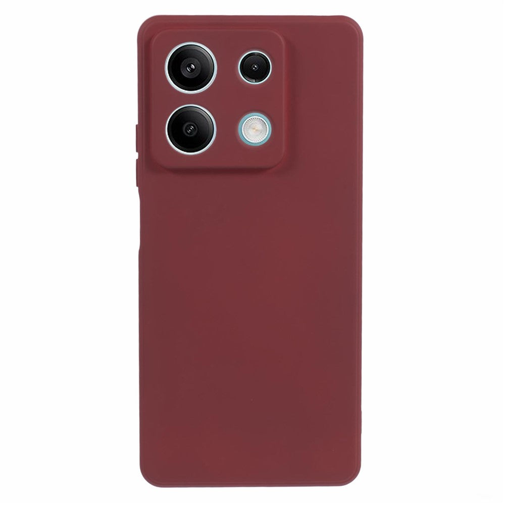 For Xiaomi Redmi Note 13 Pro 5G / Poco X6 5G TPU Phone Cover Rubberized Case with Soft Fiber Lining