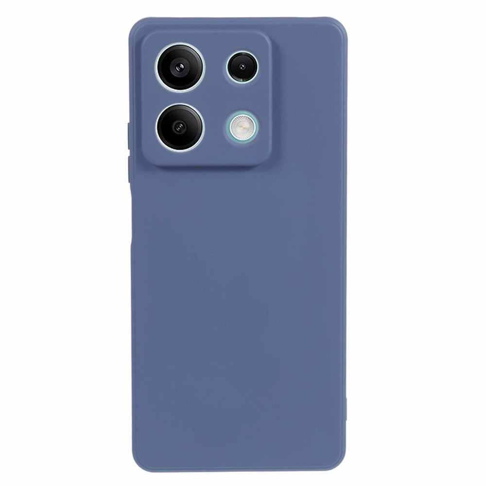 Xiaomi Redmi Note 13 5G mobilskal Gummerat TPU Mjukt Fiberfoder Baksida Skal