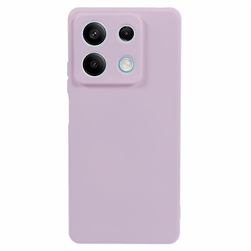 For Xiaomi Redmi Note 13 5G Phone Cover Rubberized TPU Soft Fiber Lining Back Case