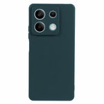 For Xiaomi Redmi Note 13 5G Phone Cover Rubberized TPU Soft Fiber Lining Back Case