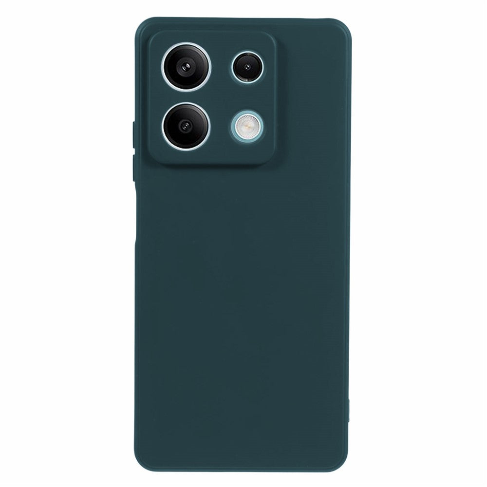 For Xiaomi Redmi Note 13 5G Phone Cover Rubberized TPU Soft Fiber Lining Back Case