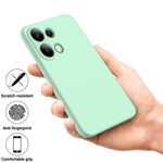 For Xiaomi Redmi Note 13 4G Liquid Silicone Case Camera Protection Phone Cover
