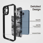 IBMRS til iPhone 12 Pro Telefoncover TPU+PC Bagside Stødsikkert Cover