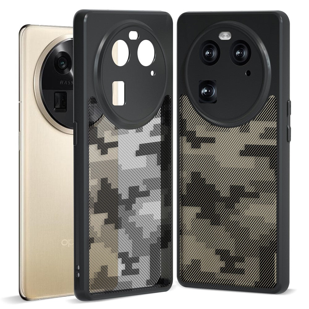 IBMRS Phone Case for Oppo Find X6 Slim-Fit Phone Cover Soft TPU+Hard PC Shell