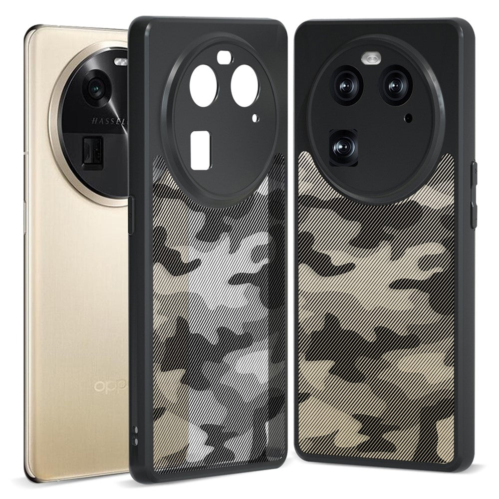 IBMRS Phone Case for Oppo Find X6 Slim-Fit Phone Cover Soft TPU+Hard PC Shell