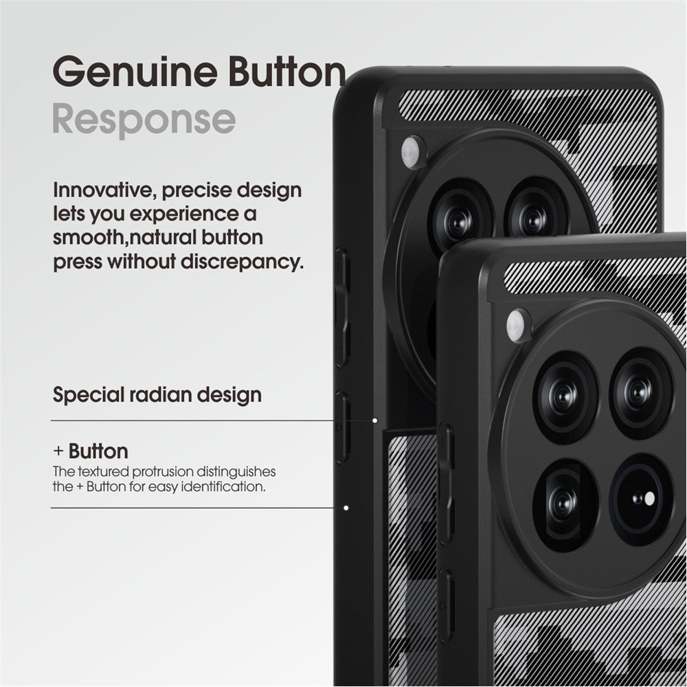 IBMRS Phone Cover for OnePlus 12 5G Cases Shockproof TPU+PC Phone Shell