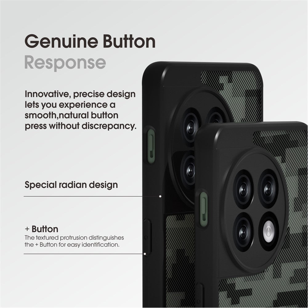 IBMRS Slim-Fit Case for OnePlus 11 5G Precise Cutout TPU+PC Phone Cover