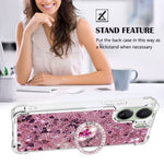 For Xiaomi Redmi 13C 4G / 13C 5G / 13R 5G / Poco M6 5G / Poco C65 4G TPU Case Kickstand Quicksand Phone Cover