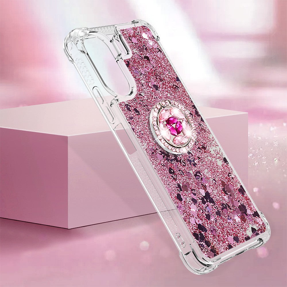 For Xiaomi Redmi 13C 4G / 13C 5G / 13R 5G / Poco M6 5G / Poco C65 4G TPU Case Kickstand Quicksand Phone Cover