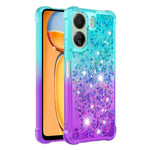 For Xiaomi Redmi 13C 4G / 13C 5G / 13R 5G / Poco M6 5G / Poco C65 4G TPU Case Gradient Quicksand Phone Back Cover