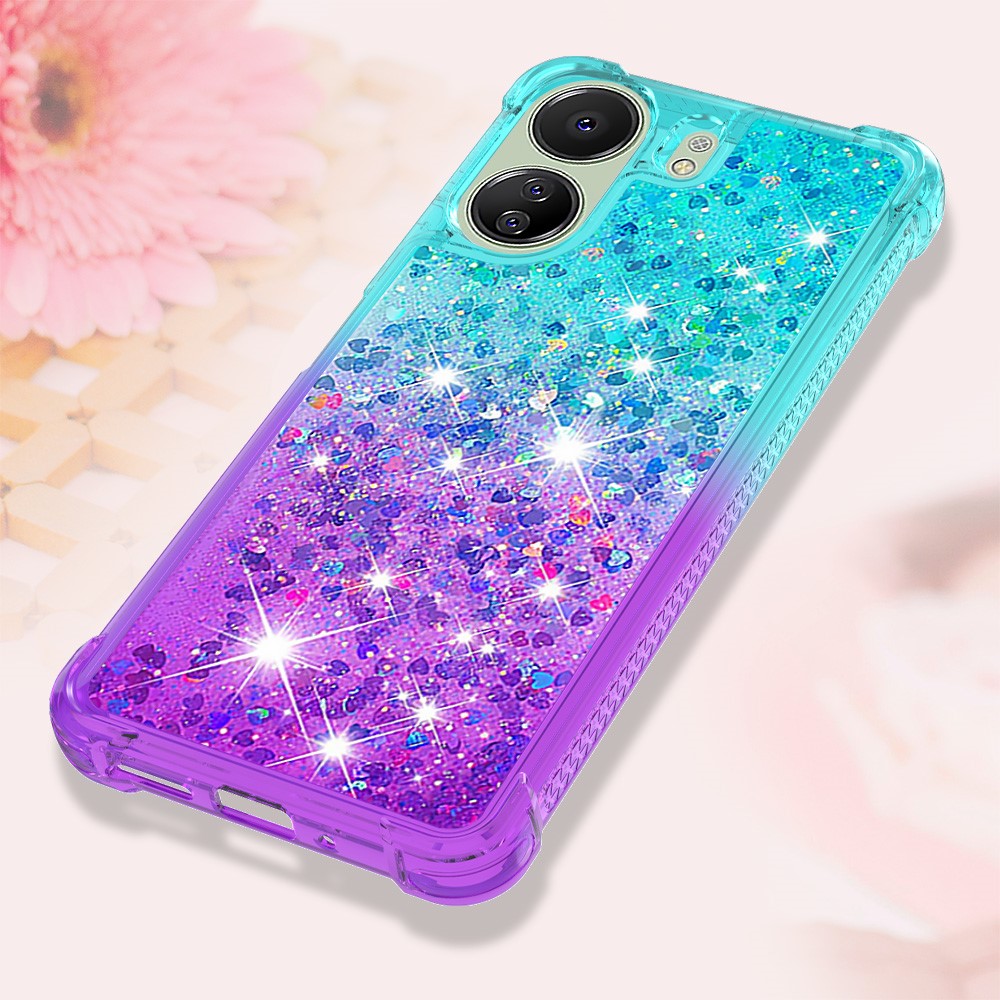 For Xiaomi Redmi 13C 4G / 13C 5G / 13R 5G / Poco M6 5G / Poco C65 4G TPU Case Gradient Quicksand Phone Back Cover