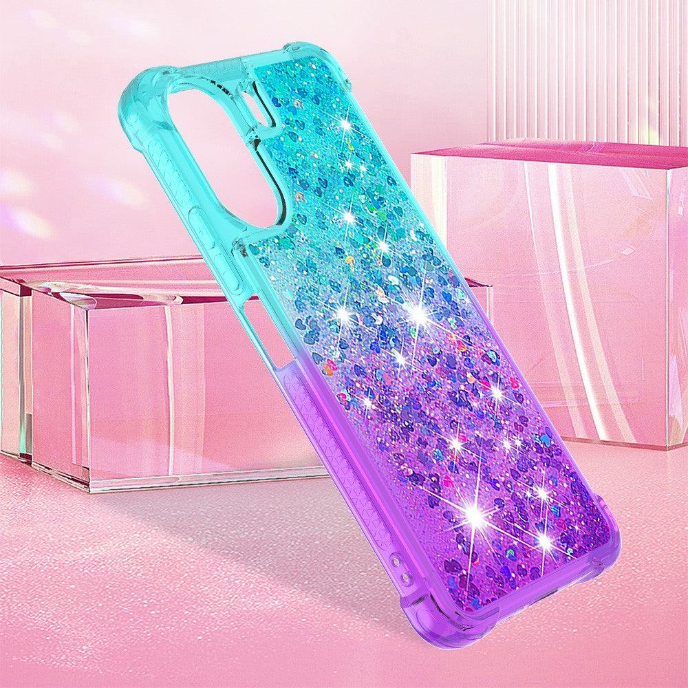 For Xiaomi Redmi 13C 4G / 13C 5G / 13R 5G / Poco M6 5G / Poco C65 4G TPU Case Gradient Quicksand Phone Back Cover