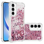 Til Samsung Galaxy A35 5G TPU Cover Glitrende Kviksand Stødabsorberende Telefonbagside
