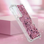 Til Samsung Galaxy A35 5G TPU Cover Glitrende Kviksand Stødabsorberende Telefonbagside