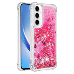 Til Samsung Galaxy A35 5G TPU Cover Glitrende Kviksand Stødabsorberende Telefonbagside