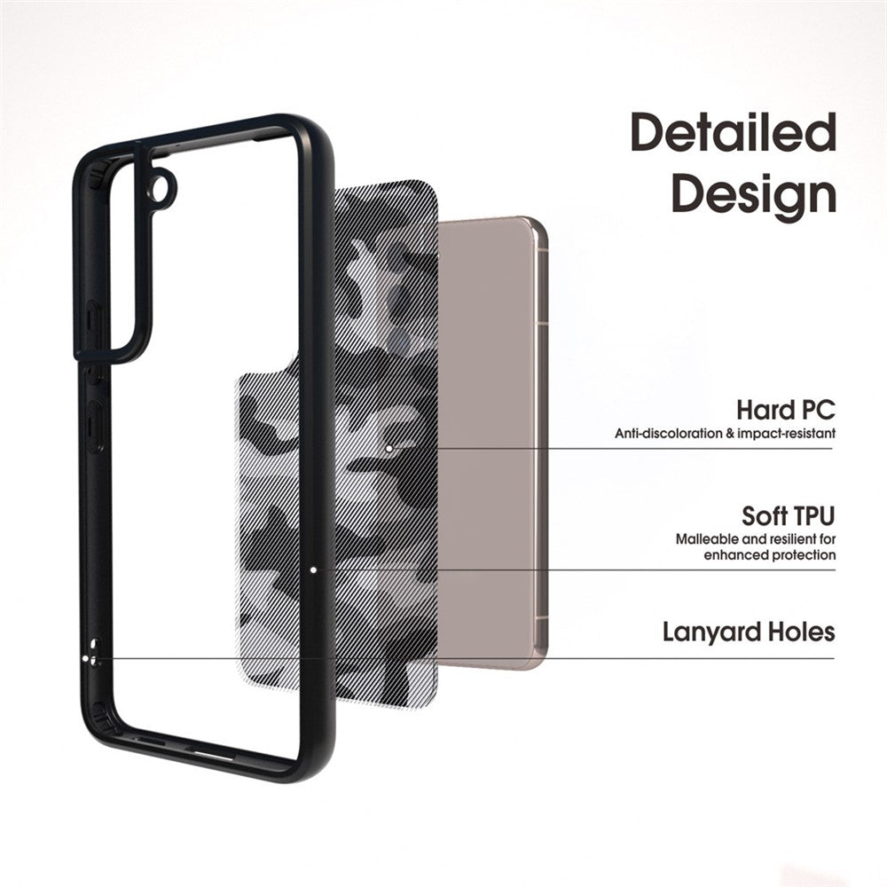 IBMRS For Samsung Galaxy S22 5G Case TPU+PC Protective Phone Cover