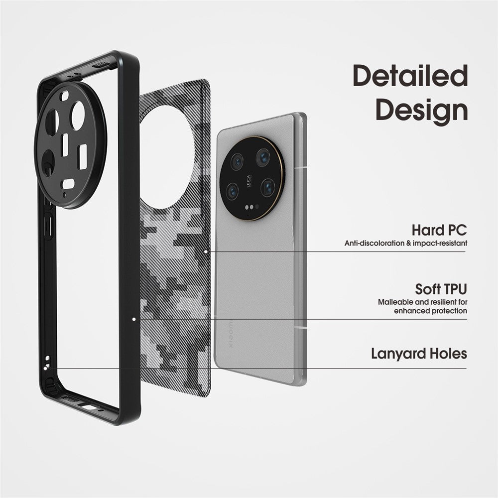 IBMRS Stötsäkert Skal för Xiaomi 13 Ultra Skal Reptåligt TPU+PC mobilskal