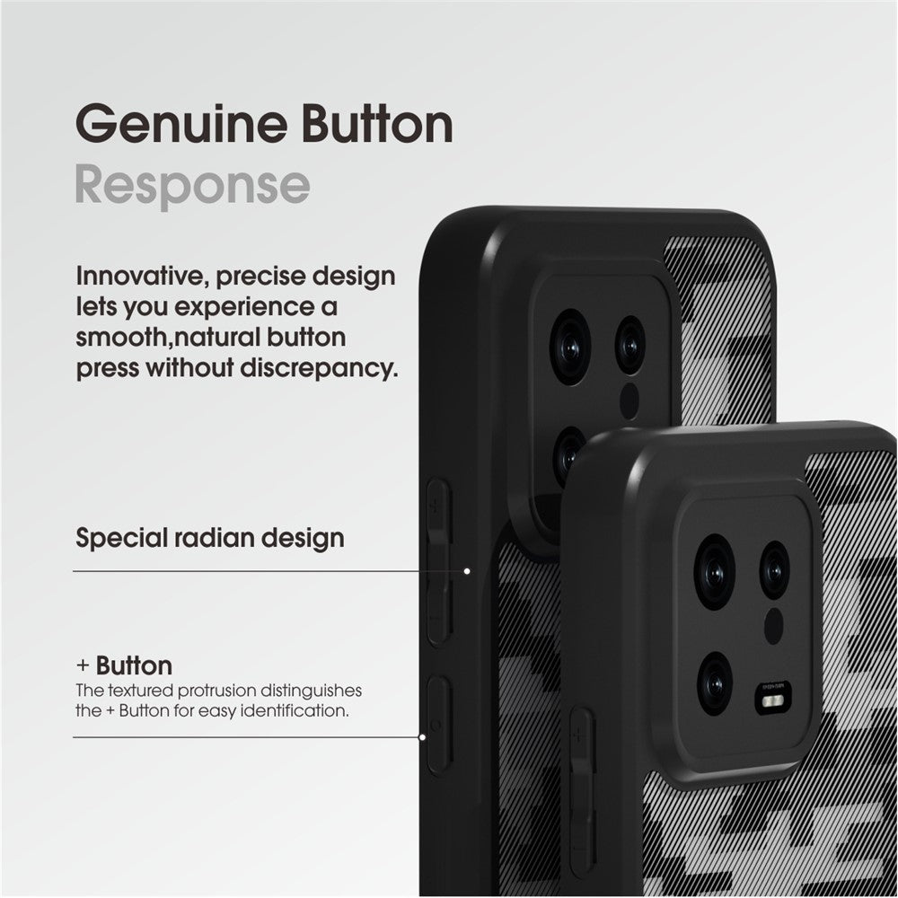IBMRS Cell Phone Shell for Xiaomi 13 Cases Anti-Scratch TPU+PC Phone Cover