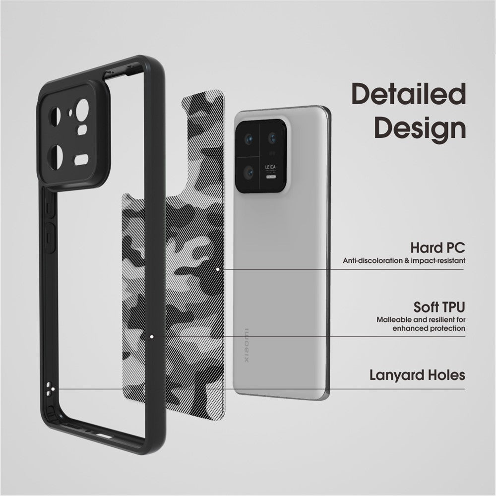 IBMRS Phone Cover for Xiaomi 13 Pro 5G Cases Anti-Scratch TPU+PC Phone Shell