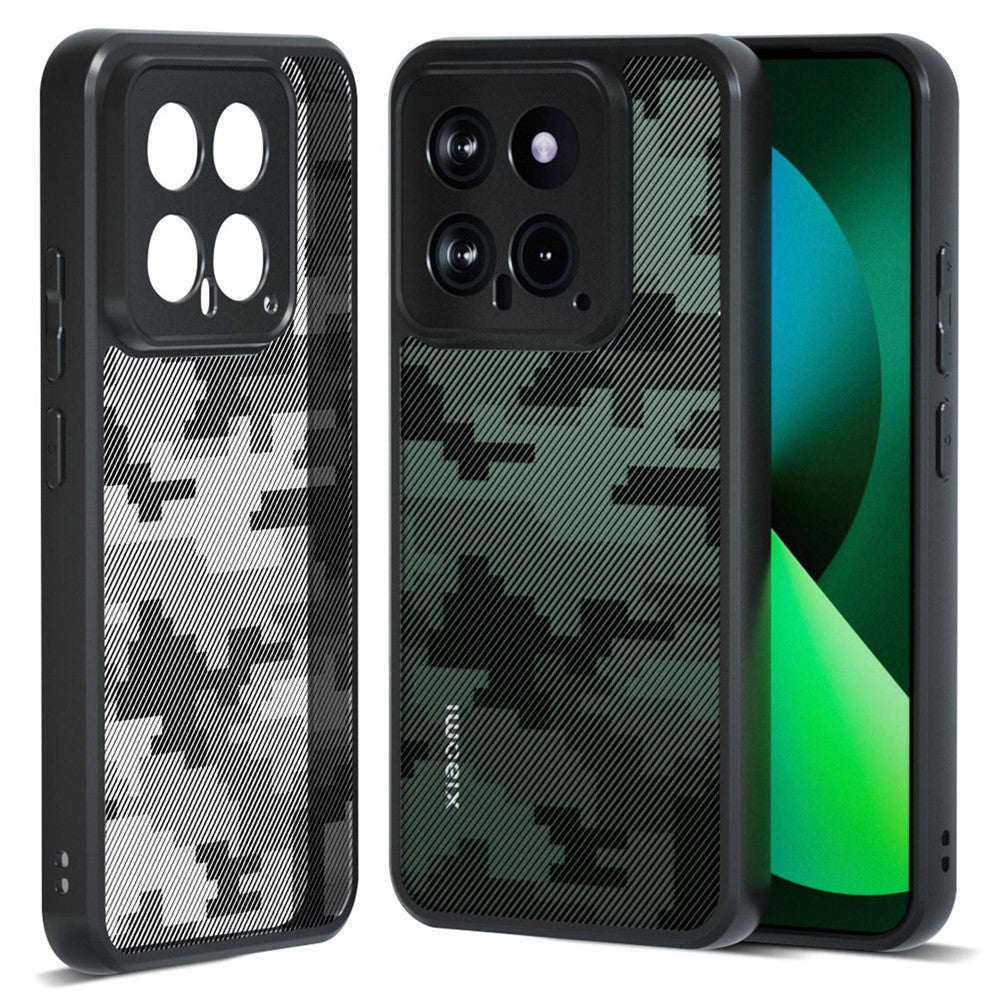 IBMRS Slim-Fit mobilskal för Xiaomi 14 Skal Reptåligt TPU+PC Mobilskal
