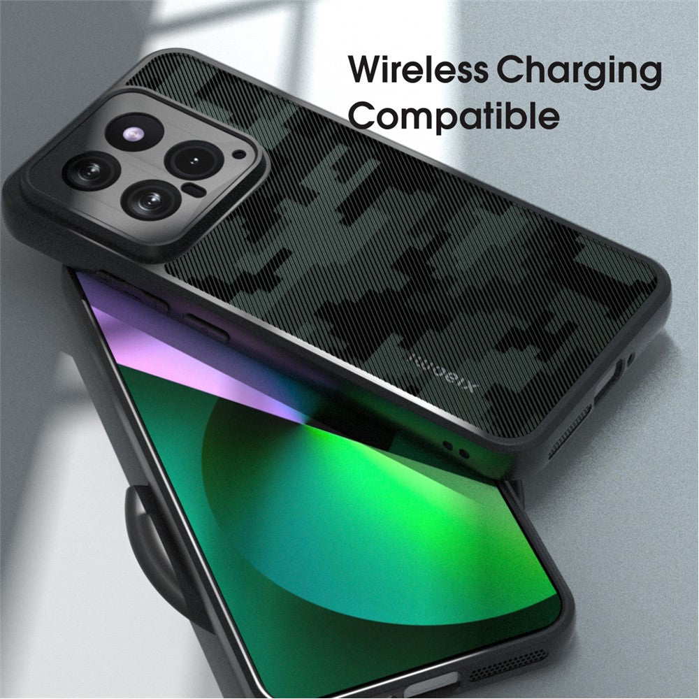IBMRS Slim-Fit mobilskal för Xiaomi 14 Skal Reptåligt TPU+PC Mobilskal
