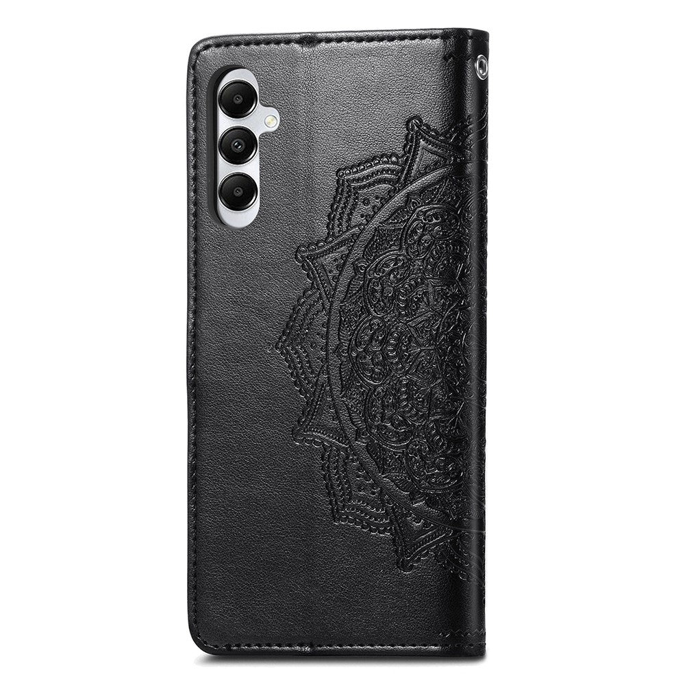 For Samsung Galaxy A05s 4G Magnetic Phone Case Embossed Mandala Pattern Cover