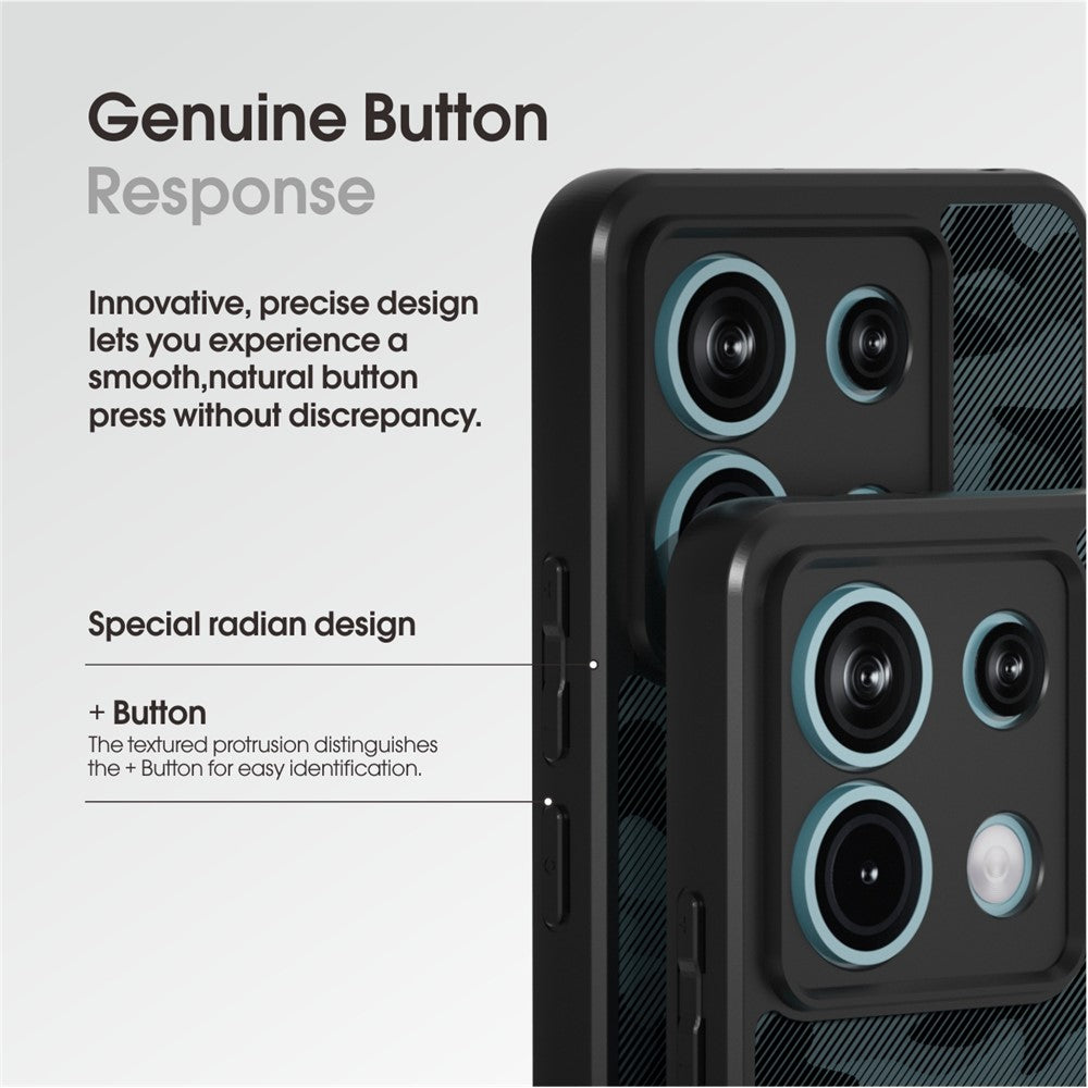 IBMRS For Xiaomi Redmi Note 13 Pro 5G / Poco X6 5G Case TPU+PC Anti-Scratch Phone Cover