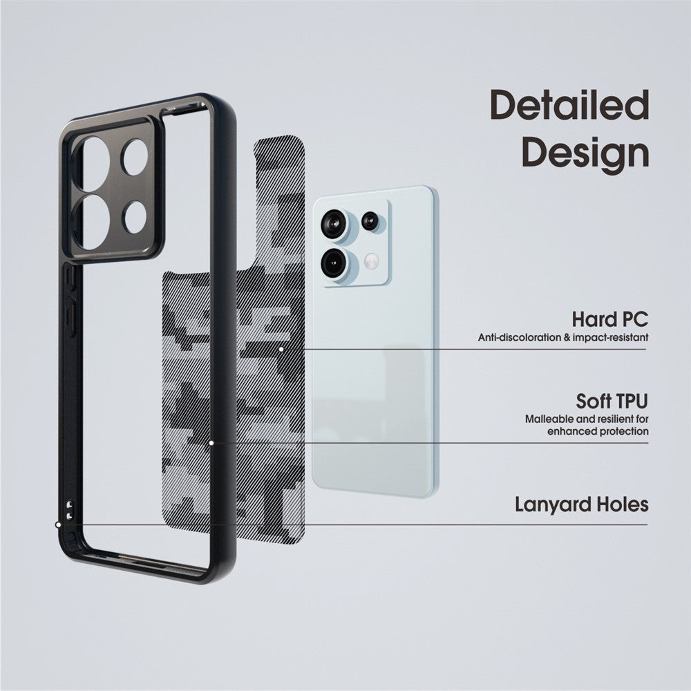 IBMRS For Xiaomi Redmi Note 13 Pro 4G / Poco M6 Pro 4G Phone Case Dual-Layer TPU+PC Cover
