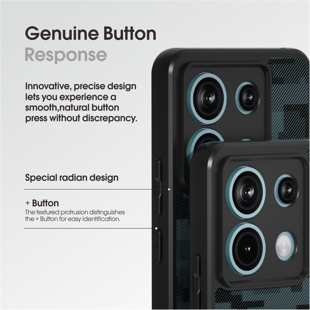 IBMRS For Xiaomi Redmi Note 13 Pro 4G / Poco M6 Pro 4G Phone Case Dual-Layer TPU+PC Cover