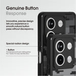 IBMRS För Xiaomi Redmi Note 13 4G Skal Slim-Fit TPU+PC Skal Mobilmobilfodral