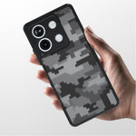 IBMRS För Xiaomi Redmi Note 13 4G Skal Slim-Fit TPU+PC Skal Mobilmobilfodral