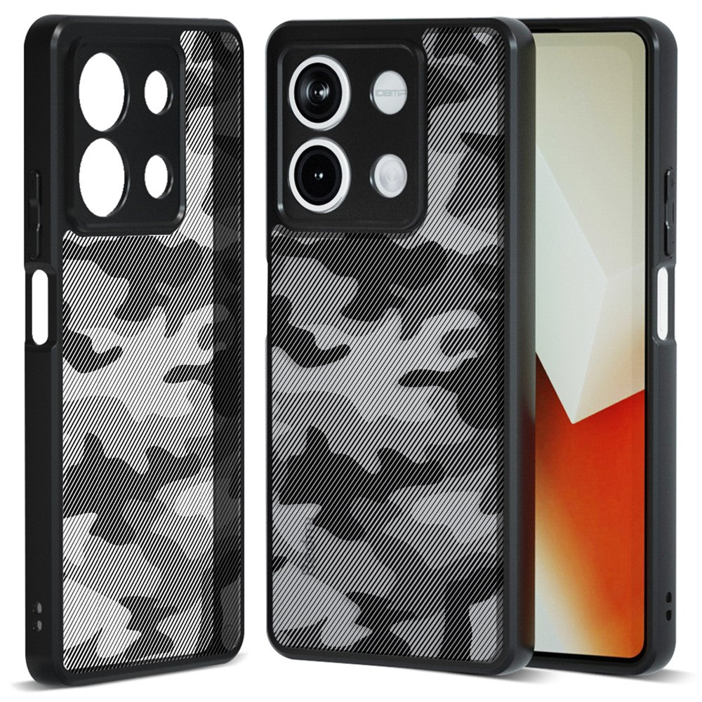 IBMRS För Xiaomi Redmi Note 13 4G Skal Slim-Fit TPU+PC Skal Mobilmobilfodral