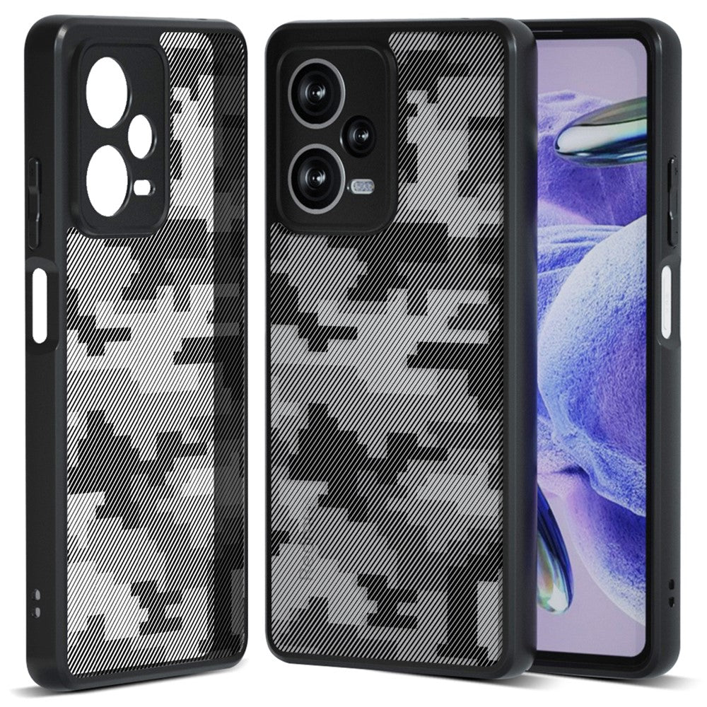 IBMRS For Xiaomi Redmi Note 12 Pro+ 5G Cell Phone Case TPU+PC Anti-drop Shell