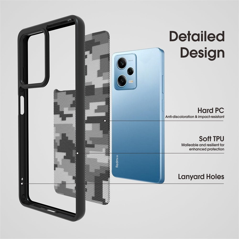 IBMRS For Xiaomi Redmi Note 12 Pro 5G / Note 12 Pro Speed 5G / Poco X5 Pro 5G TPU+PC Cell Phone Case