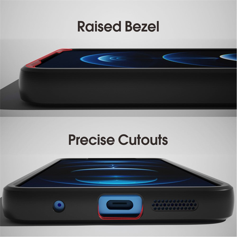 IBMRS For Xiaomi Redmi Note 12S 4G Cover Shock-absorbing TPU+PC Cell Phone Case