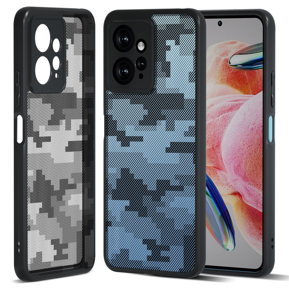 IBMRS For Xiaomi Redmi Note 12 4G Cases TPU+PC Shell Anti-Scratch Cell Phone Cover