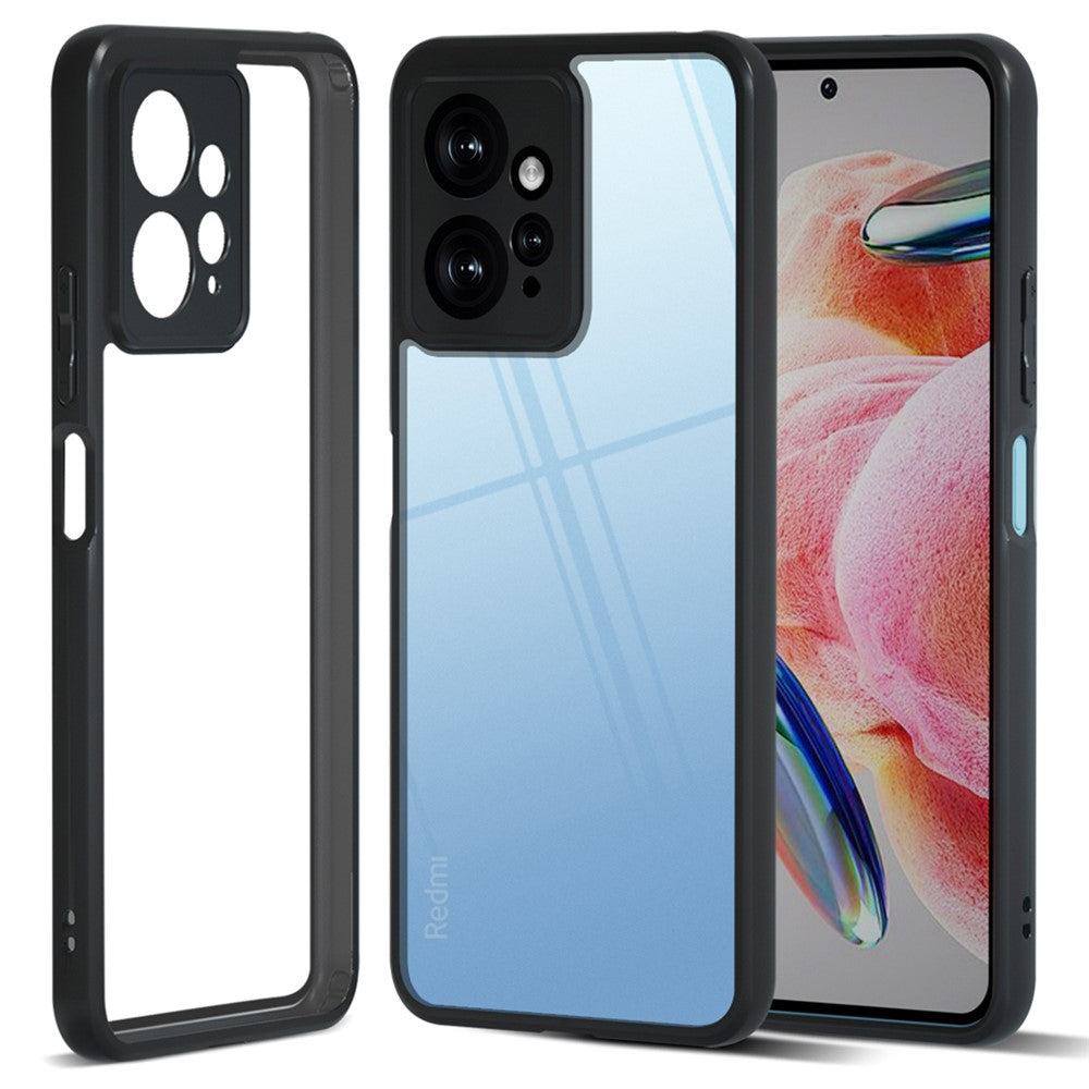 IBMRS For Xiaomi Redmi Note 12 4G Cases TPU+PC Shell Anti-Scratch Cell Phone Cover