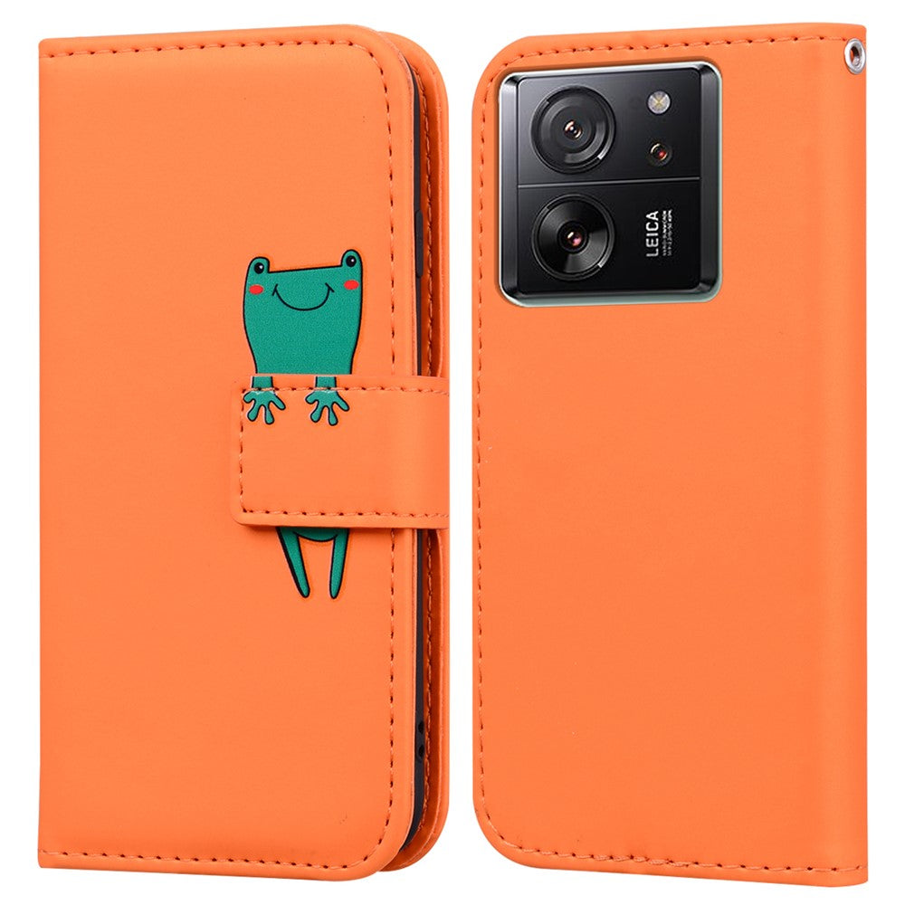 For Xiaomi 13T / 13T Pro Case Wallet Leather Phone Cover Cartoon Pattern Printing