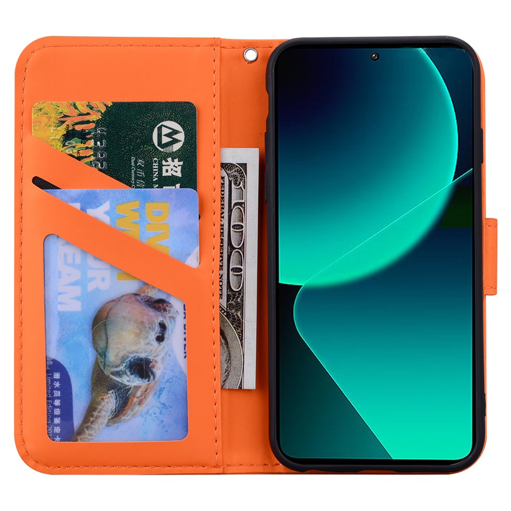 For Xiaomi 13T / 13T Pro Case Wallet Leather Phone Cover Cartoon Pattern Printing