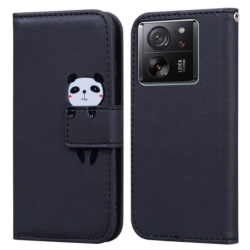 For Xiaomi 13T / 13T Pro Case Wallet Leather Phone Cover Cartoon Pattern Printing