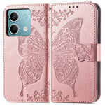 For Xiaomi Redmi Note 13 5G Case Butterfly Pattern Folio PU Leather Stand Phone Cover