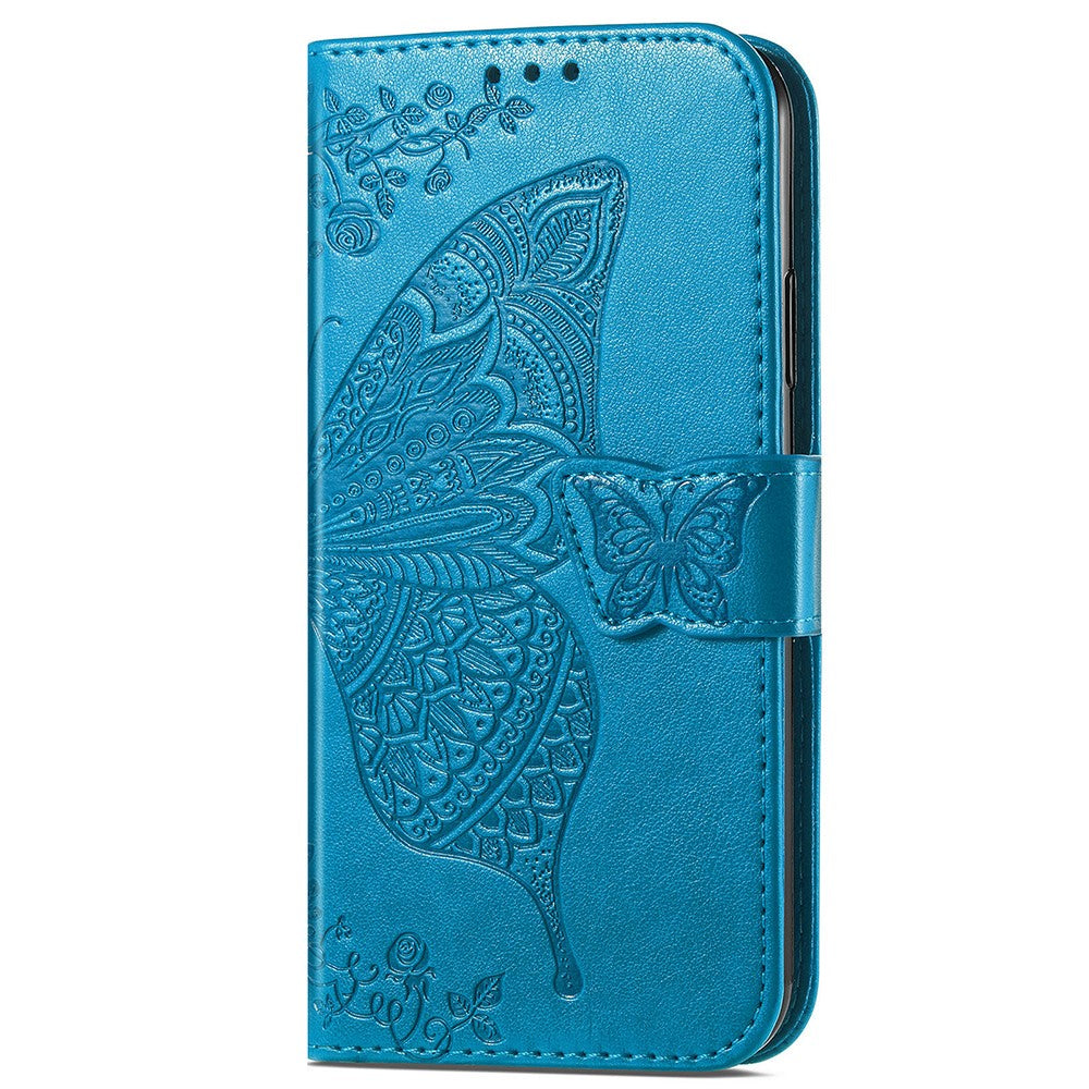 For Xiaomi Redmi Note 13 5G Case Butterfly Pattern Folio PU Leather Stand Phone Cover