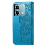 For Xiaomi Redmi Note 13 5G Case Butterfly Pattern Folio PU Leather Stand Phone Cover