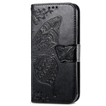 For Xiaomi Redmi K70E 5G / Poco X6 Pro 5G Phone Case Butterfly Pattern Folio Stand View Cover