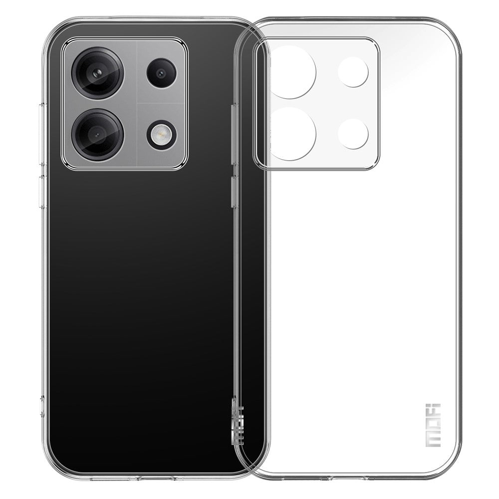 MOFI För Xiaomi Redmi Note 13 Pro 4G / Poco M6 Pro 4G mobilskal Flexibelt Reptåligt TPU-Skal